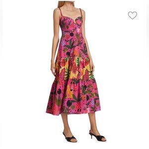 Pop Leopards Printed Midi-Dress